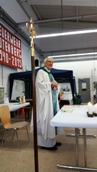 Gottesdienst im Feuerwehrgertehaus