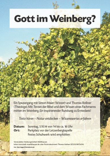Gott im Weinberg?