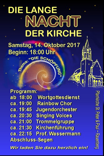 Lange Nacht der Kirche 2017