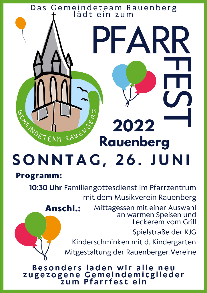 Pfarrfest St. Peter & Paul Rauenberg