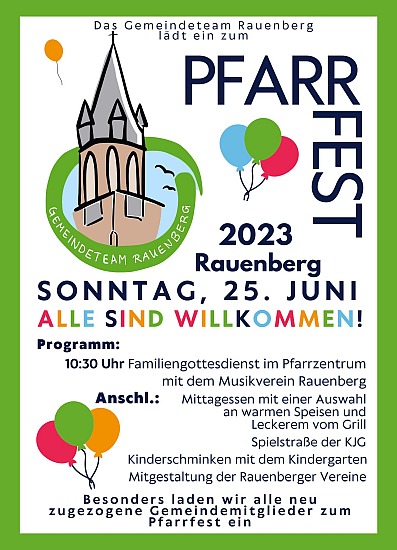 Pfarrfest St. Peter & Paul Rauenberg