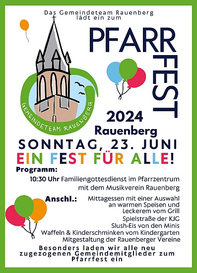 Pfarrfest St. Peter & Paul Rauenberg