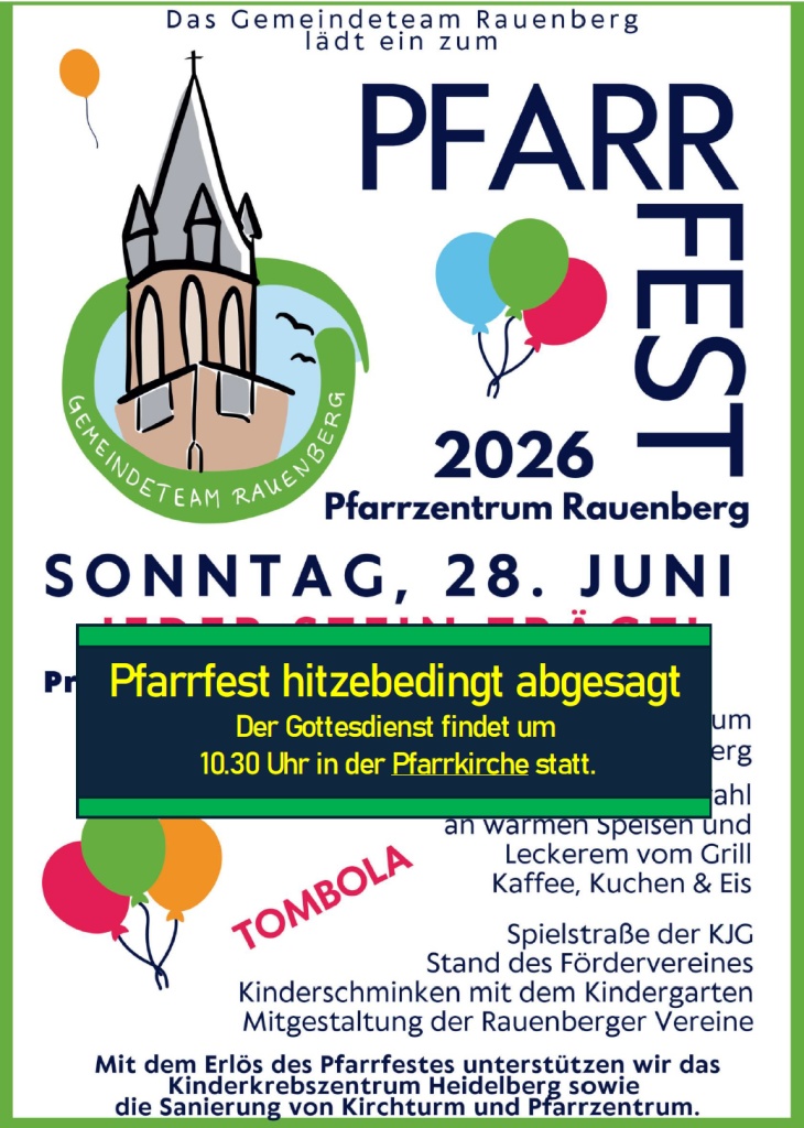 Pfarrfest St. Peter & Paul Rauenberg