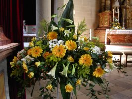 Ein Blumenbouquet