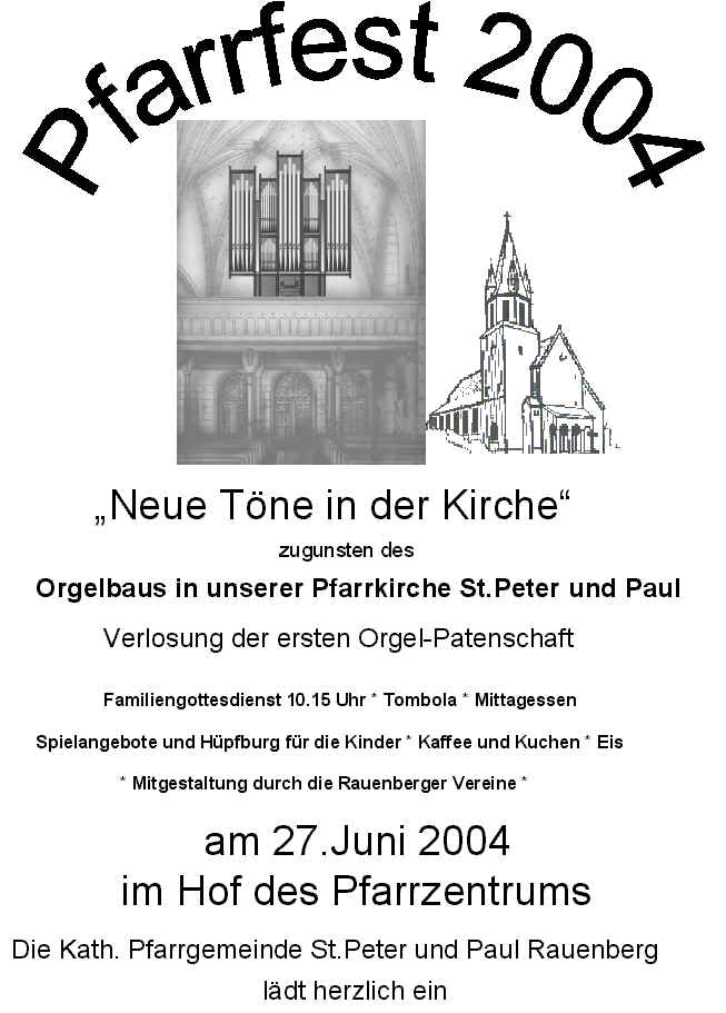Pfarrfest 2004