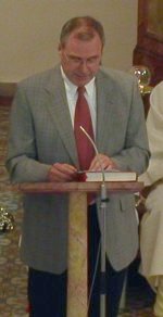 Dr. Christ bei der Begrüßung
