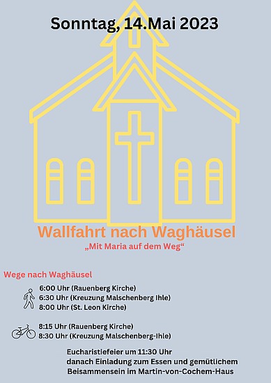Wallfahrt nach Waghäusel 2023