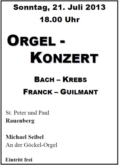 Orgelkonzert