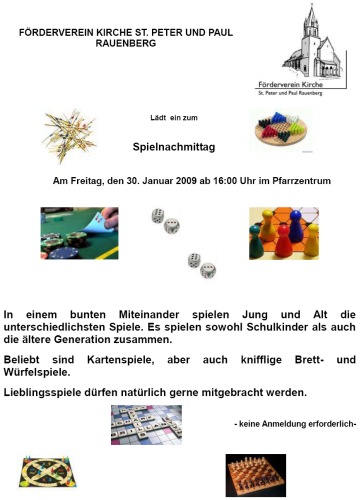 Spielenachmittag