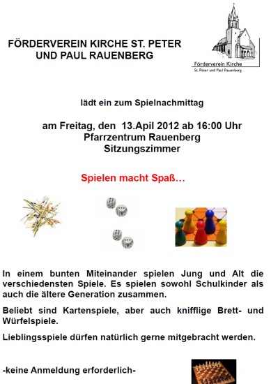 Spielenachmittag