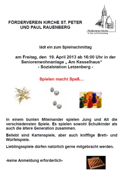 Spielenachmittag