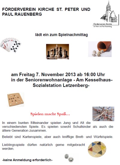 Spielenachmittag