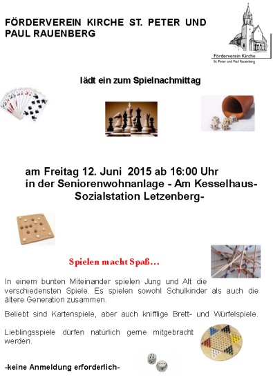 Spielenachmittag