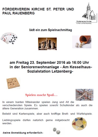 Spielenachmittag