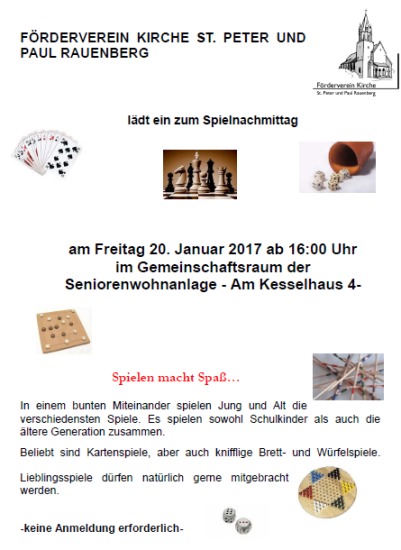 Spielenachmittag