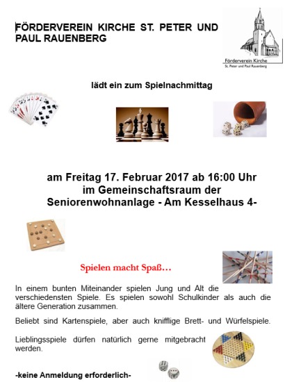 Spielenachmittag