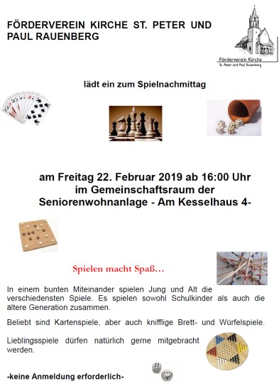 Spielenachmittag