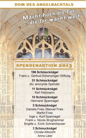 Spendenaktion 2013/2014