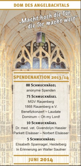 Spendenaktion 2013/2014