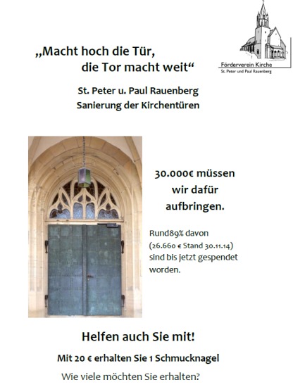 Spendenaktion 2013/2014